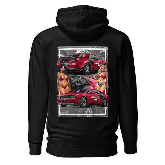 Fat Girls Party Too Hoodie – Unisex Car Enthusiast Hoodie