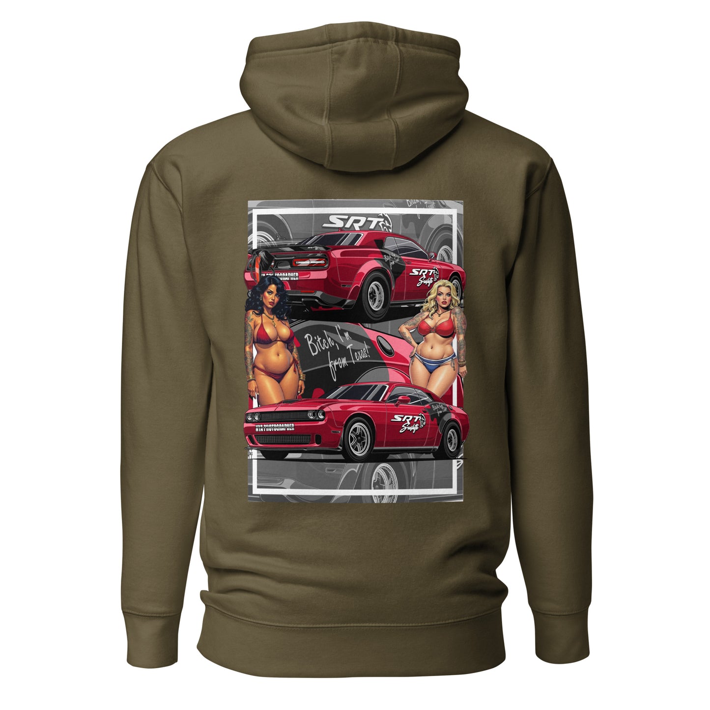 Fat Girls Party Too Hoodie – Unisex Car Enthusiast Hoodie