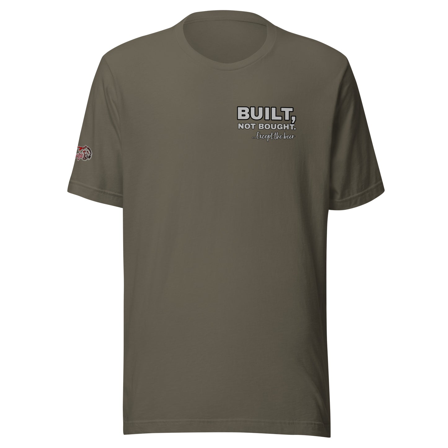 Built Not Bought T-Shirt - RoadKill Nights - Hurricane Maggie