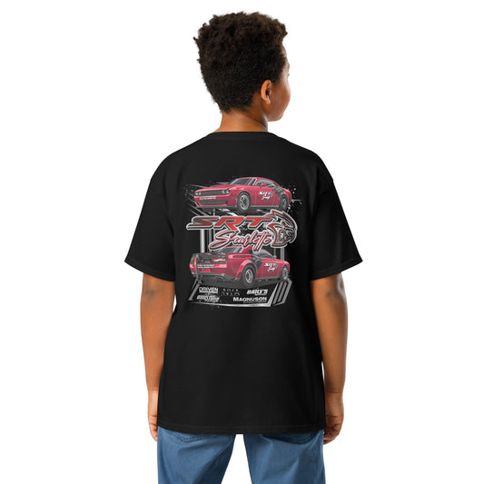 Youth SRT Scarlette T-Shirt – Kids Drag Racing Shirt with Hellcat Style